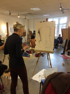 Robin Rutherford life drawing CassArt
