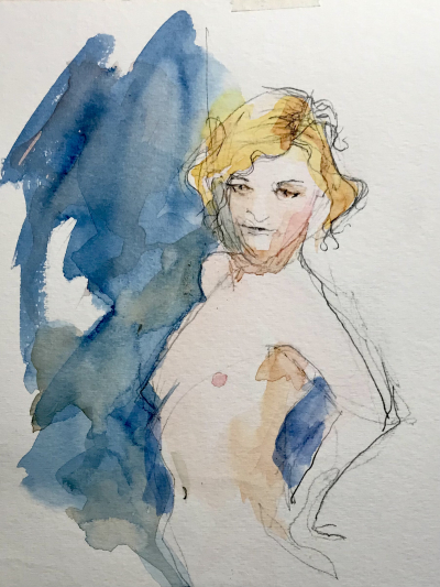 Caroline - Robin Rutherford life-drawing tuor, life-drawing workshops, life-drawing corporate