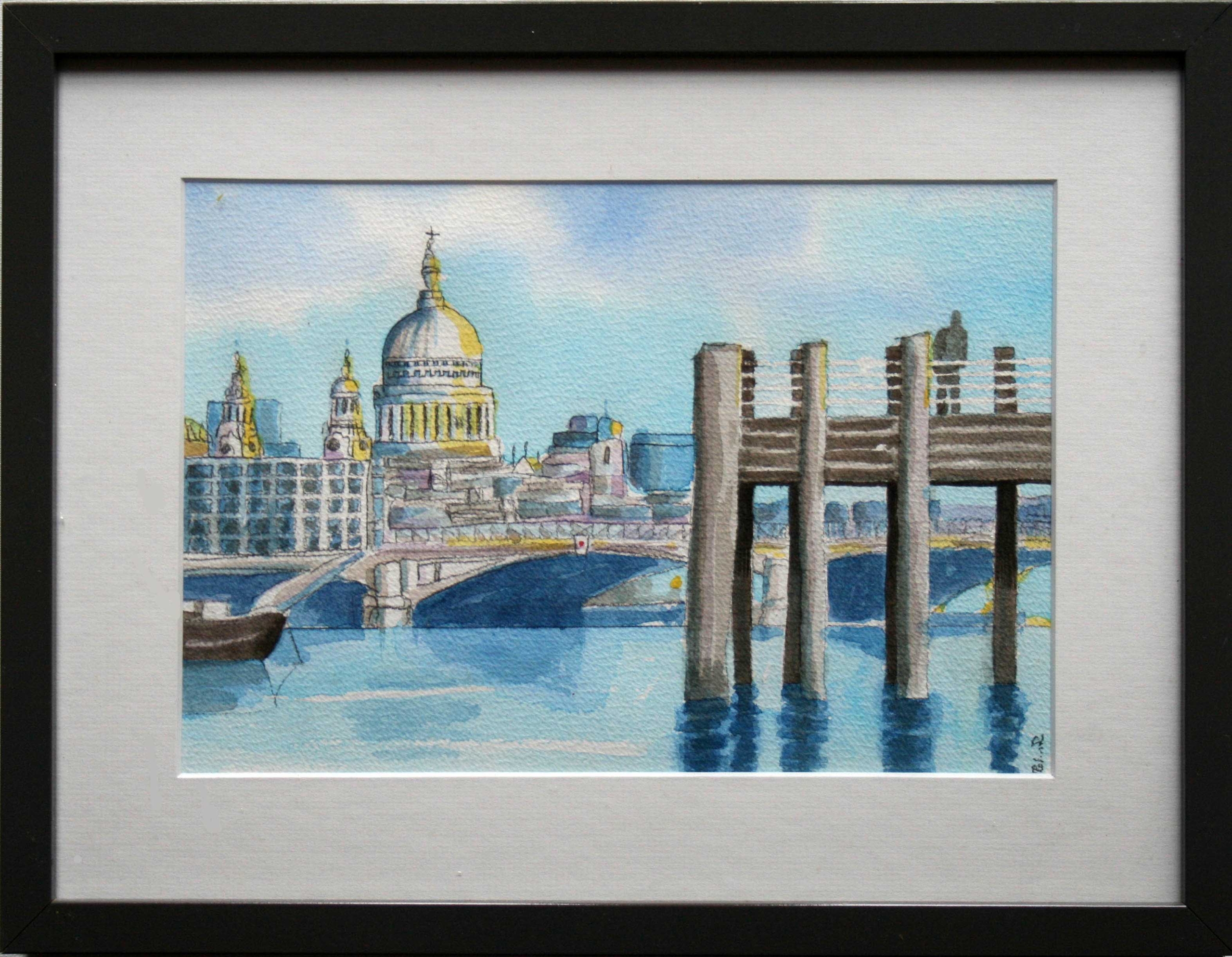 St Paul's from Gabriel's Wharf - Robin Rutherford