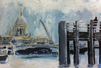 St Pauls from Gabriel's Wharf Robin Rutherford