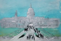 St Pauls from the Tate Robin Rutherford